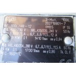 47 RPM 3 KW Asmaat 38!! mm. Used
